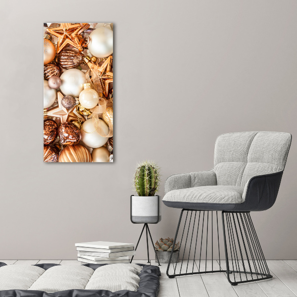 Quadro in vetro acrilico verticale Decorazioni natalizie