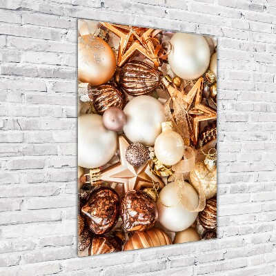 Quadro in vetro acrilico verticale Decorazioni natalizie