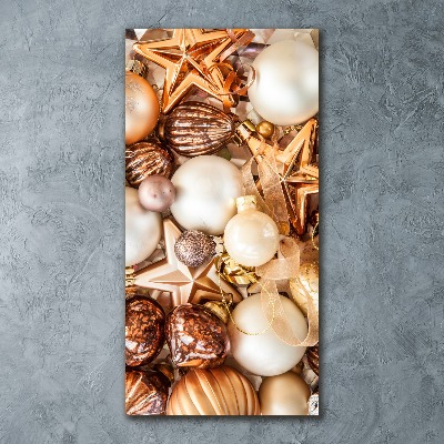 Quadro in vetro acrilico verticale Decorazioni natalizie