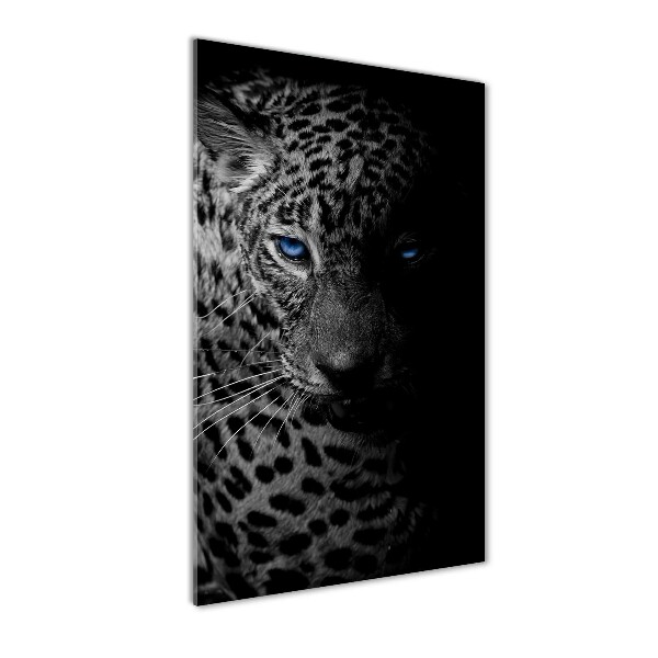 Quadro acrilico verticale Leopardo