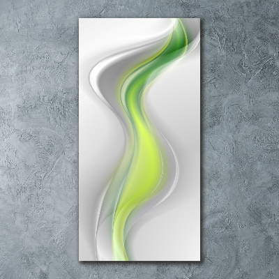 Quadro acrilico verticale Onde astratte