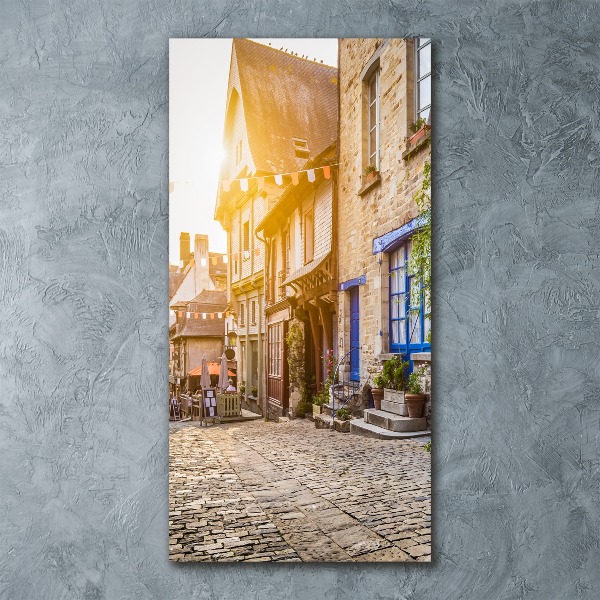 Quadro in vetro acrilico verticale Una strada affascinante