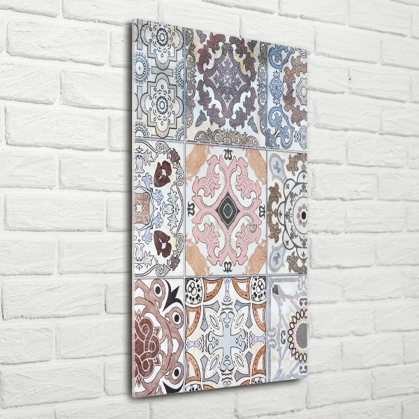Quadro vetro acrilico verticale Piastrelle in ceramica