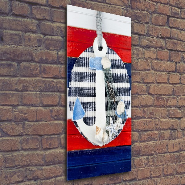 Quadro stampa su vetro acrilico verticale Ancorare