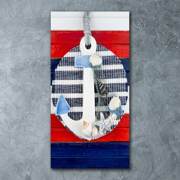 Quadro stampa su vetro acrilico verticale Ancorare