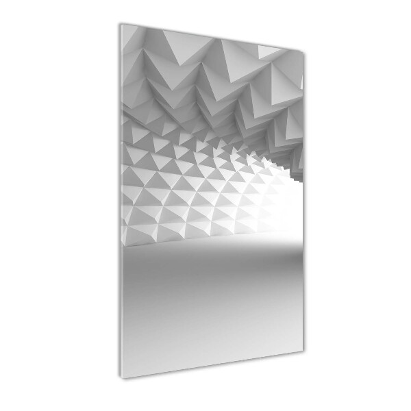 Quadro in vetro acrilico verticale Tunnel astratto