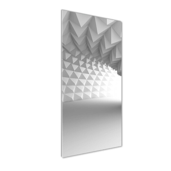 Quadro in vetro acrilico verticale Tunnel astratto