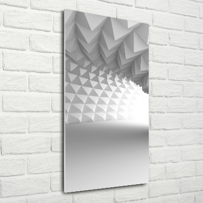 Quadro in vetro acrilico verticale Tunnel astratto