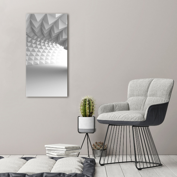 Quadro in vetro acrilico verticale Tunnel astratto