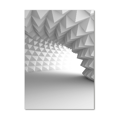 Quadro in vetro acrilico verticale Tunnel astratto