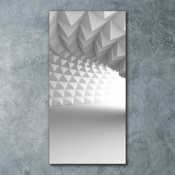 Quadro in vetro acrilico verticale Tunnel astratto