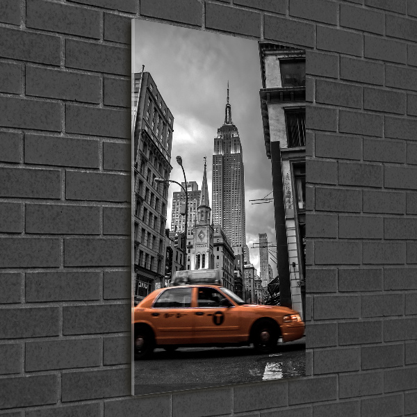 Quadro in vetro acrilico verticale New York
