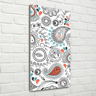 Quadro acrilico verticale Ornamenti