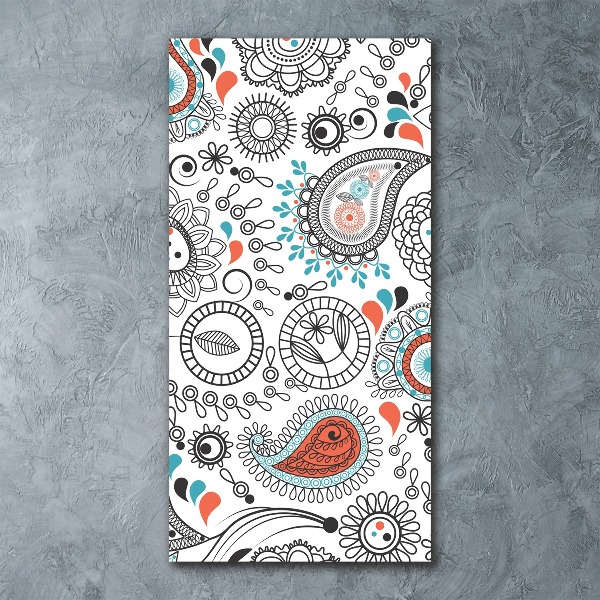 Quadro acrilico verticale Ornamenti