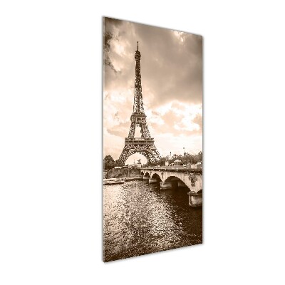 Quadro vetro acrilico verticale Torre Eiffel Parigi