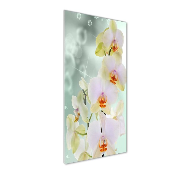 Quadro acrilico verticale Orchidea