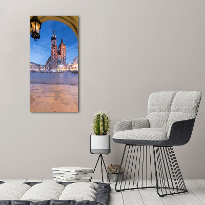 Quadro vetro acrilico verticale Cracovia, Polonia
