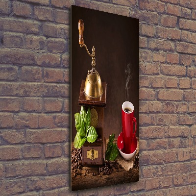 Quadro acrilico verticale Macinacaffè