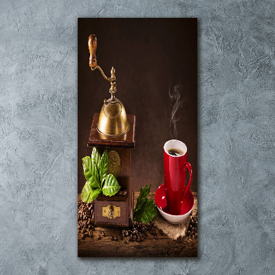 Quadro acrilico verticale Macinacaffè