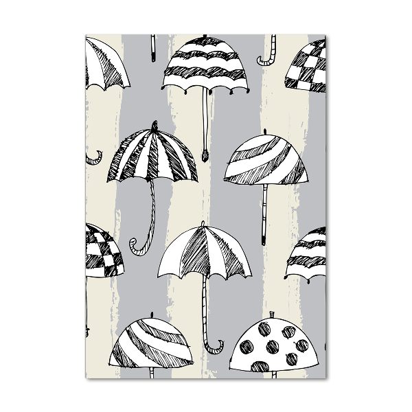 Quadro acrilico verticale Ombrelli