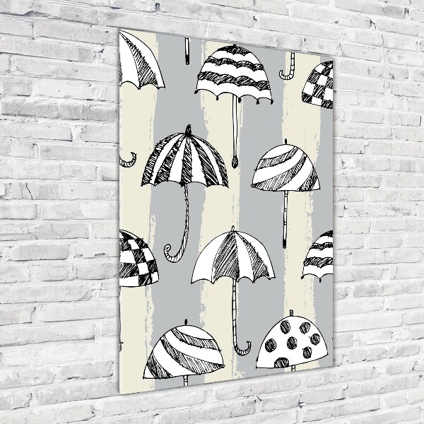 Quadro acrilico verticale Ombrelli