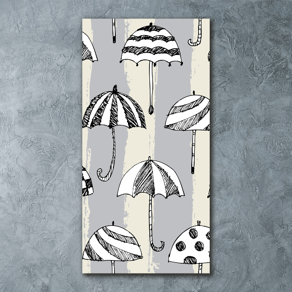 Quadro acrilico verticale Ombrelli