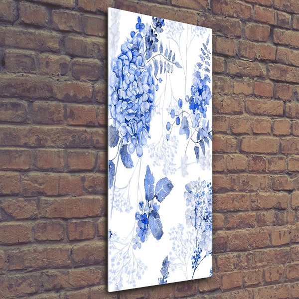 Quadro in vetro acrilico verticale Senza