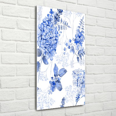 Quadro in vetro acrilico verticale Senza