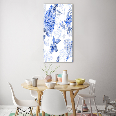 Quadro in vetro acrilico verticale Senza