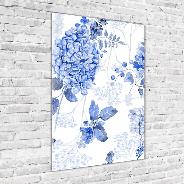 Quadro in vetro acrilico verticale Senza