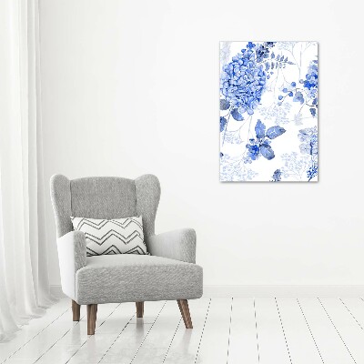 Quadro in vetro acrilico verticale Senza