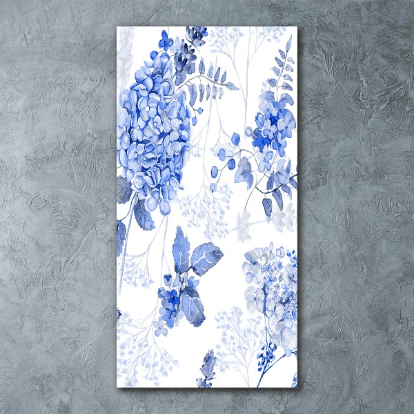 Quadro in vetro acrilico verticale Senza