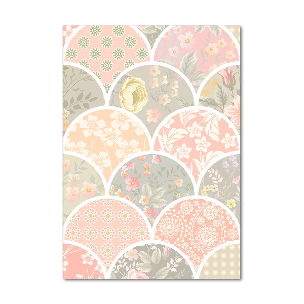 Quadro vetro acrilico verticale Motivo floreale