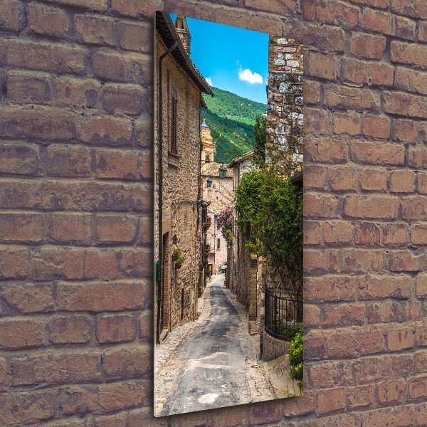 Quadro acrilico verticale Una strada affascinante