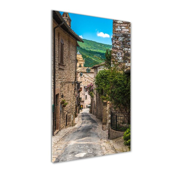 Quadro acrilico verticale Una strada affascinante