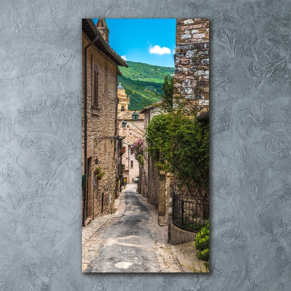 Quadro acrilico verticale Una strada affascinante