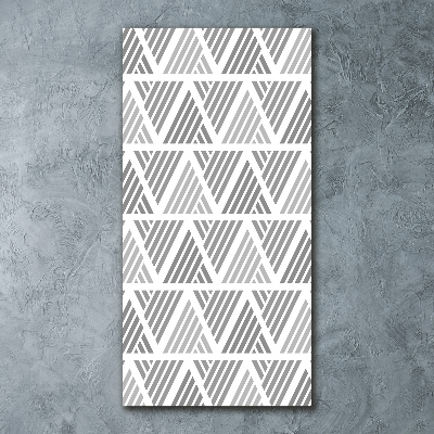 Quadro in vetro acrilico verticale Sfondo geometrico