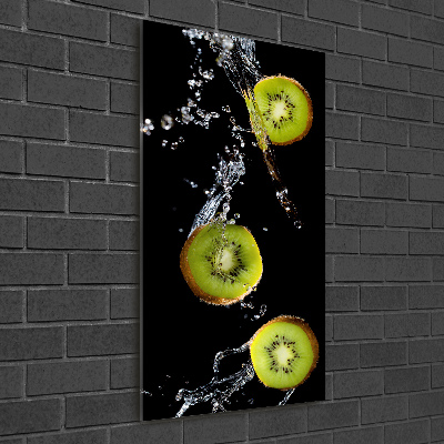 Quadro acrilico verticale Kiwi