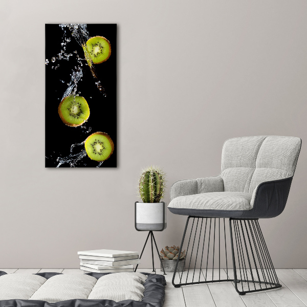 Quadro acrilico verticale Kiwi