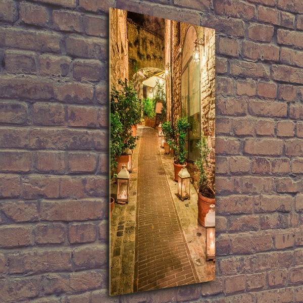Quadro in vetro acrilico verticale Umbria Italia