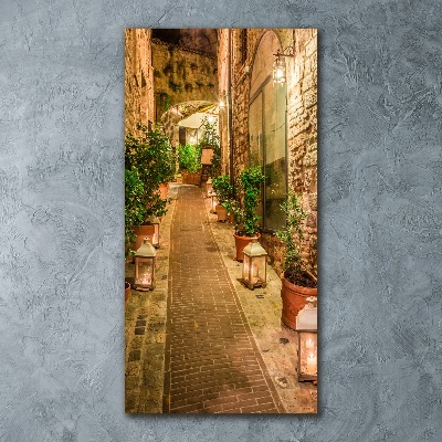 Quadro in vetro acrilico verticale Umbria Italia