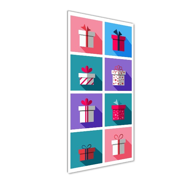 Quadro in vetro acrilico verticale Presenta