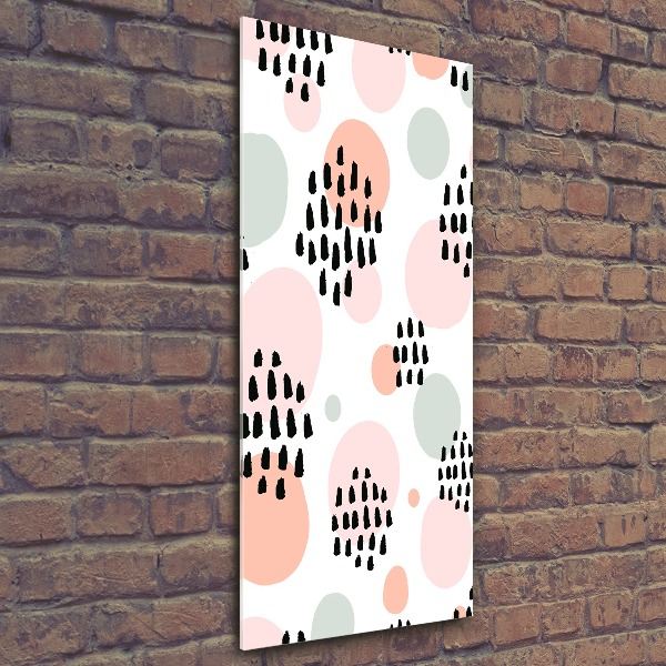 Quadro vetro acrilico verticale Sfondo astratto