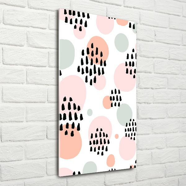 Quadro vetro acrilico verticale Sfondo astratto