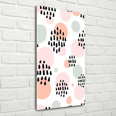 Quadro vetro acrilico verticale Sfondo astratto