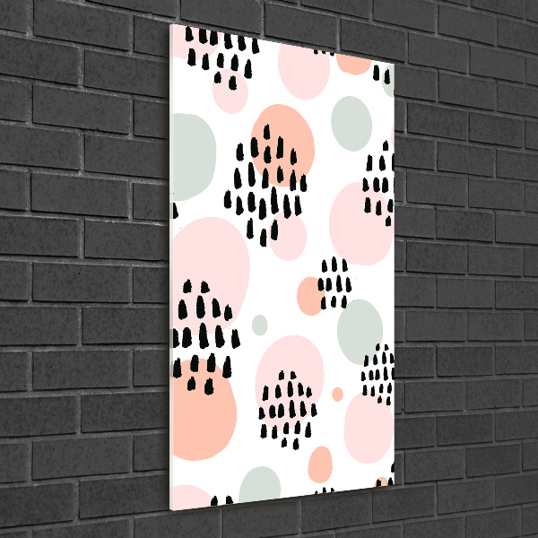 Quadro vetro acrilico verticale Sfondo astratto