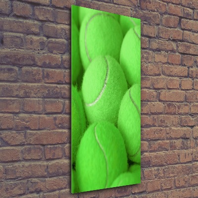 Quadro acrilico verticale Palline da tennis