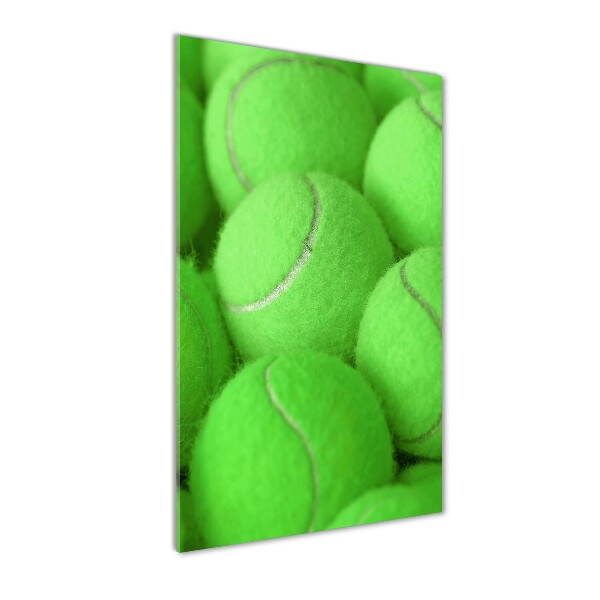 Quadro acrilico verticale Palline da tennis
