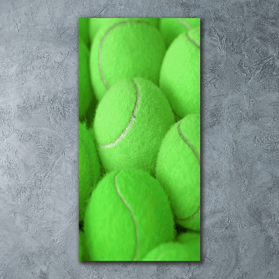 Quadro acrilico verticale Palline da tennis