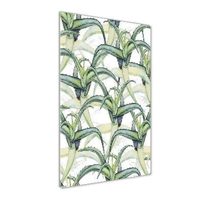 Quadro vetro acrilico verticale Aloe